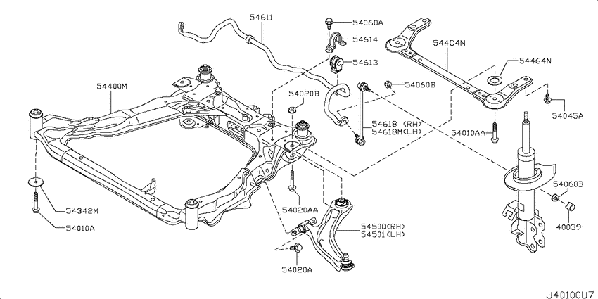 Front suspension