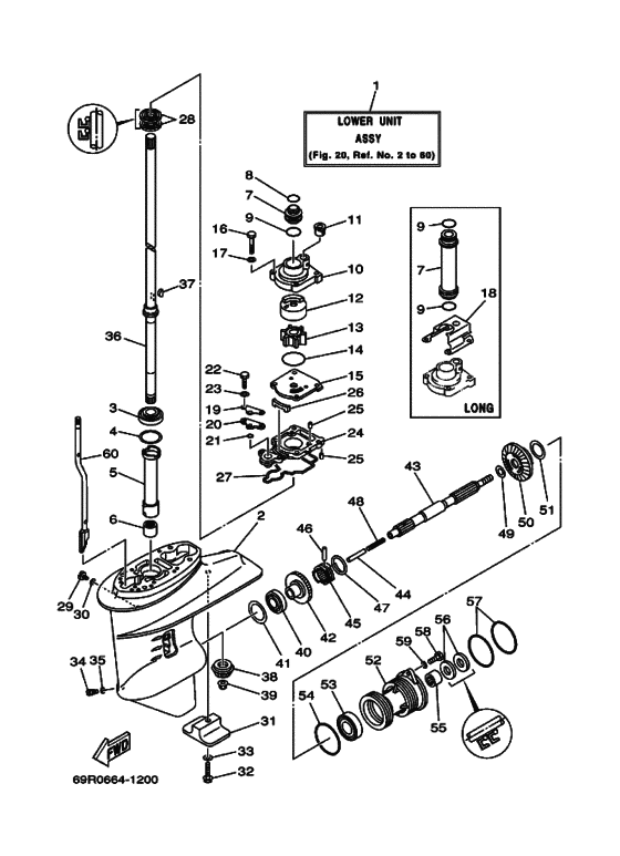 Lower casing & drive 1