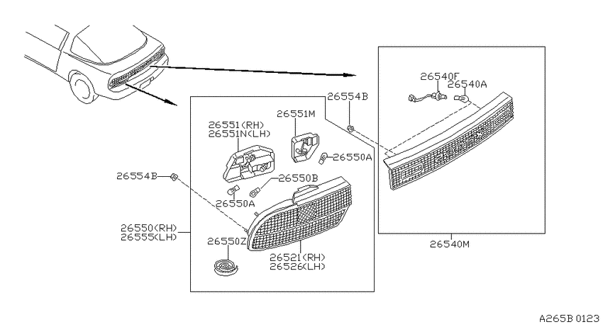 Rear combination lamp