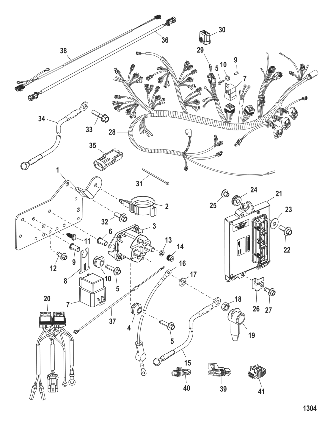 Solenoid Plate (Serial Number 0T979999 And Below)