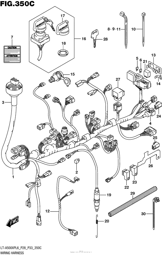 Wiring Harness (Lt-A500Xpzl6 P28)
