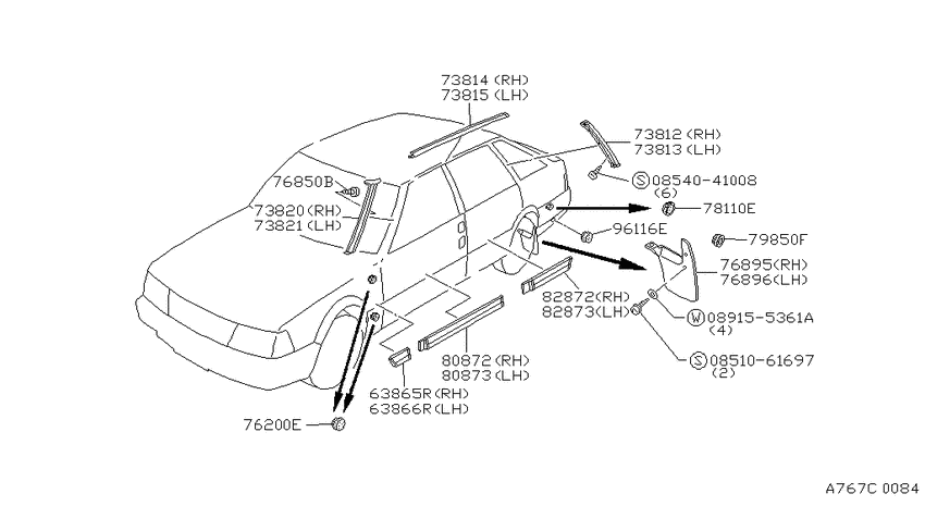Body side fitting