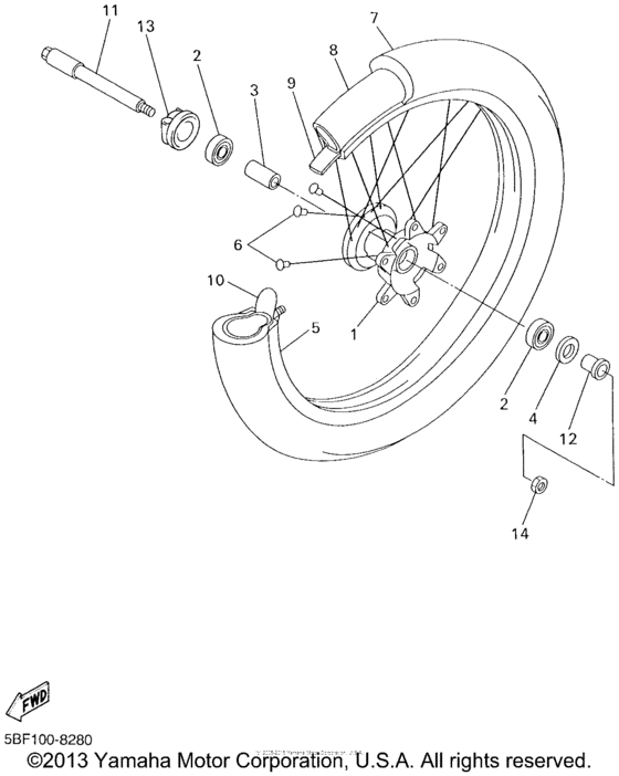Front wheel