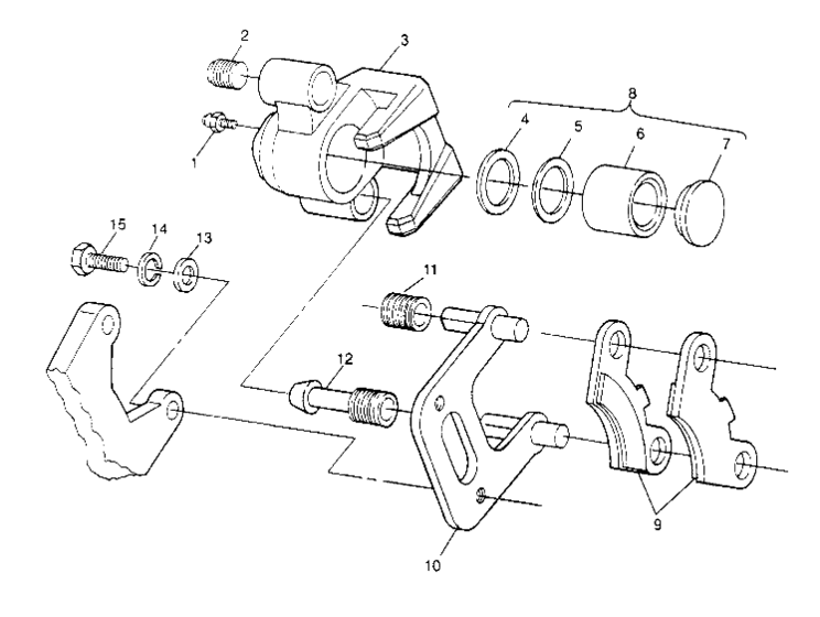 Front brake assembly