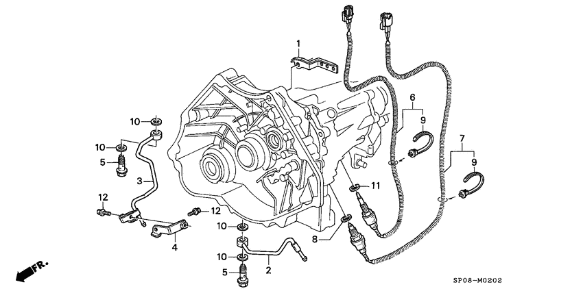 Oil pump pipe/switch