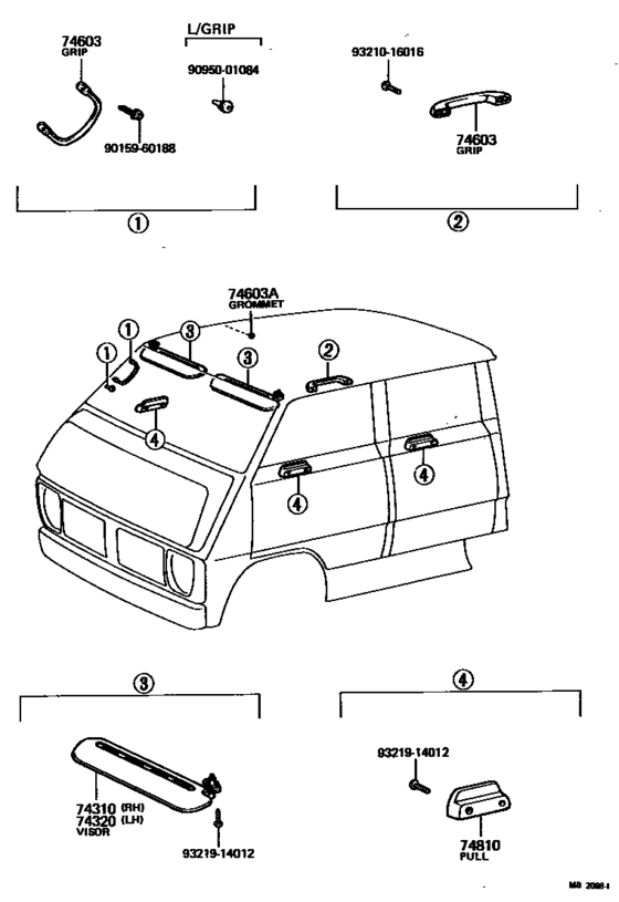 Armrest & Visor