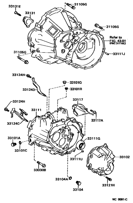 Clutch Housing & Transmission Case (Mtm)