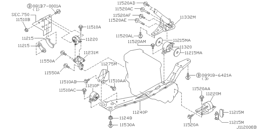 Engine & transmission   mounting