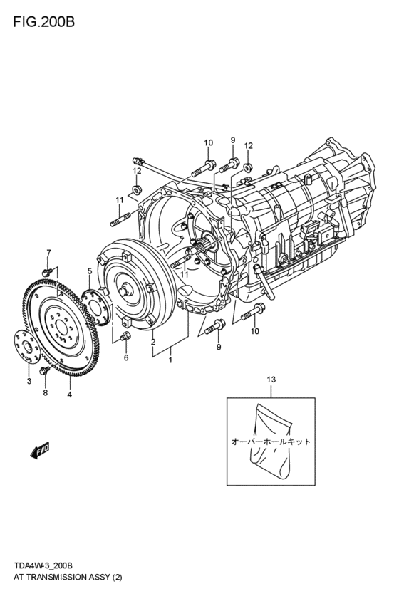 at - transmission assy