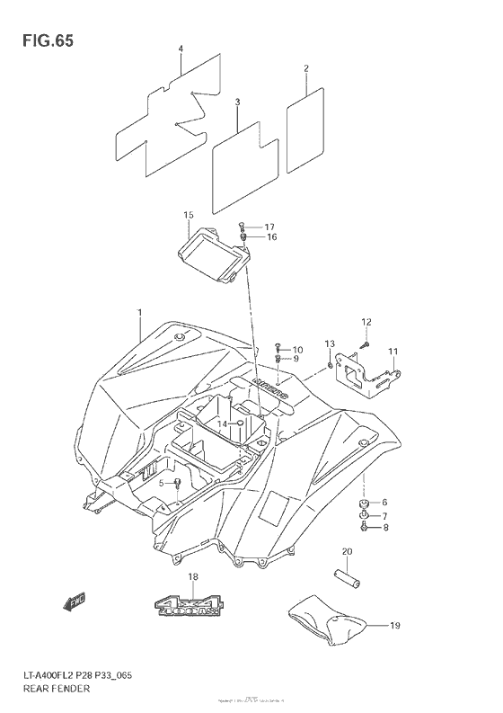 Rear Fender (Lt-A400Fz E33)