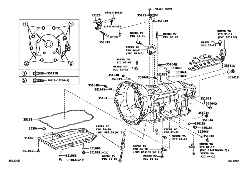 Transmission Case & Oil Pan (Atm)