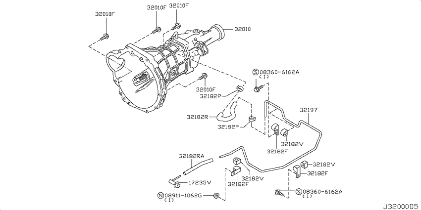 Manual transmission, transaxle & fitting