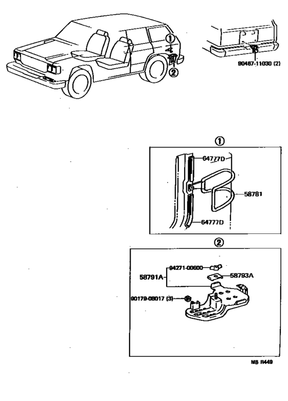 Tool Box & License Plate Bracket