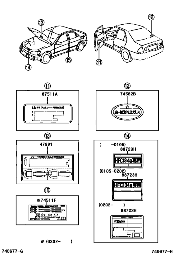 Caution Plate (Exterior & Interior)