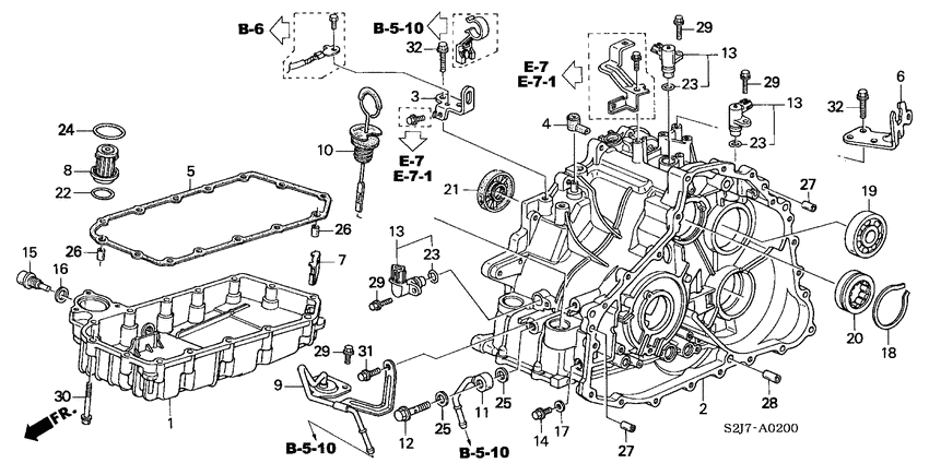 Transmission case/ oil pan