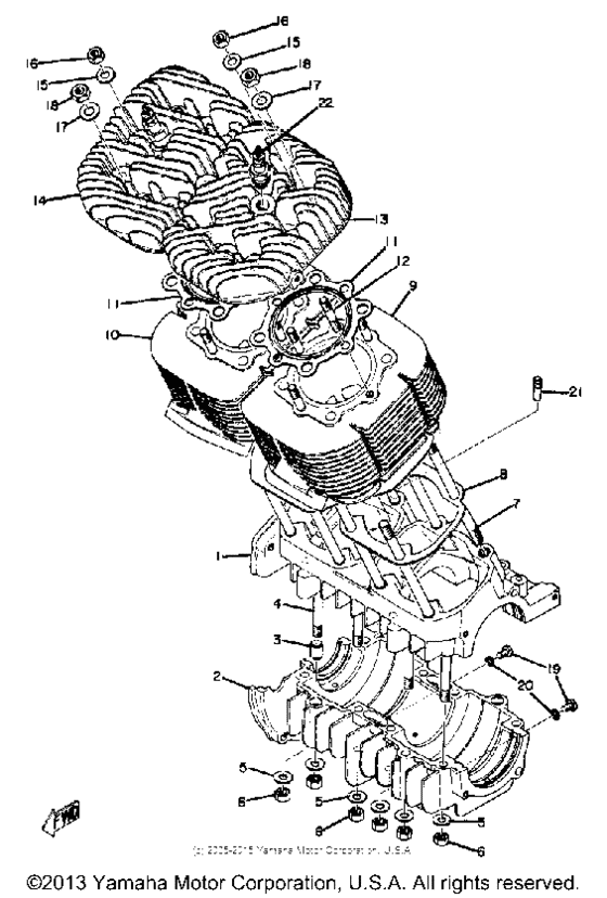 Crankcase & cylinder