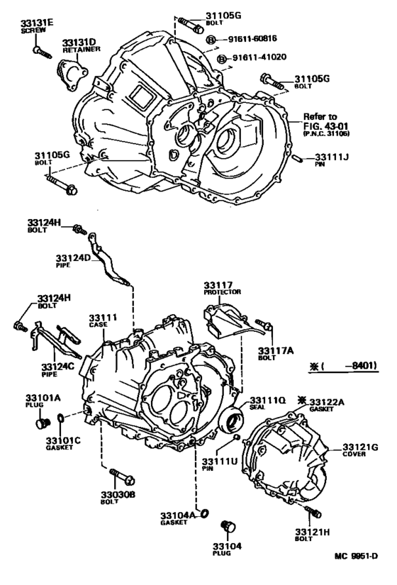 Clutch Housing & Transmission Case (Mtm)