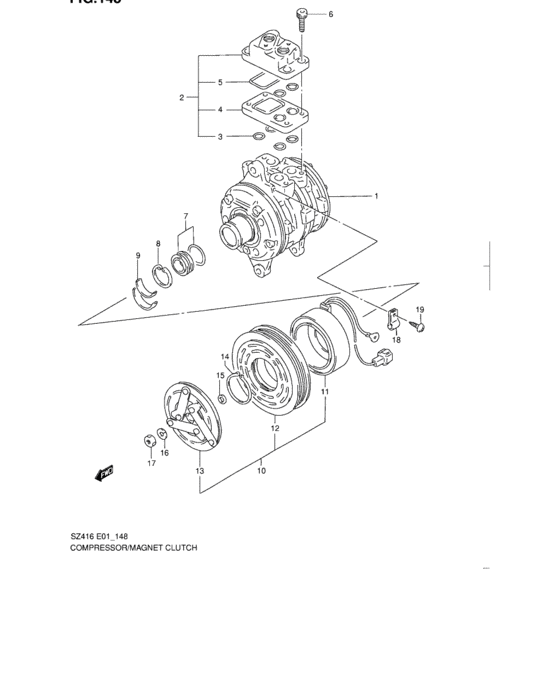 Compressor and magnet clutch