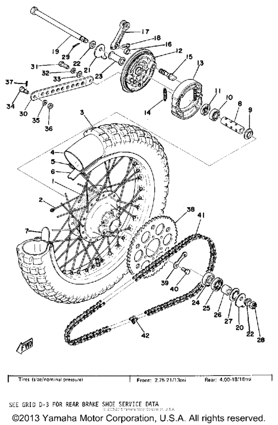 Rear wheel