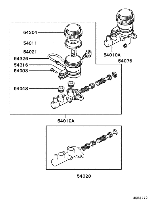 Brake master cylinder