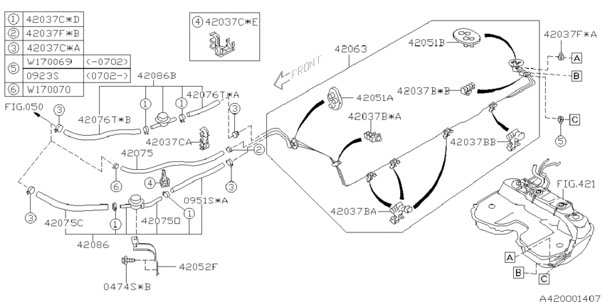 Fuel piping