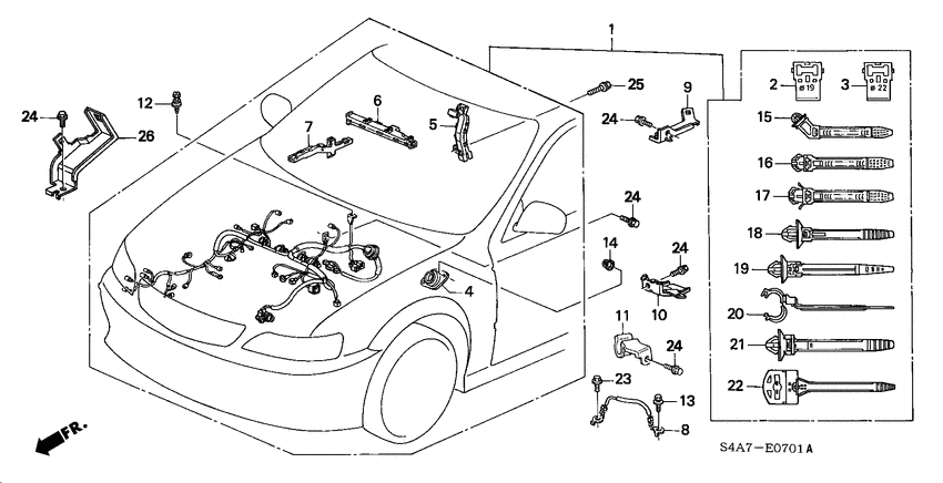 Engine wire harness