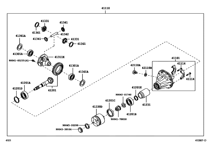 Rear Axle Housing & Differential