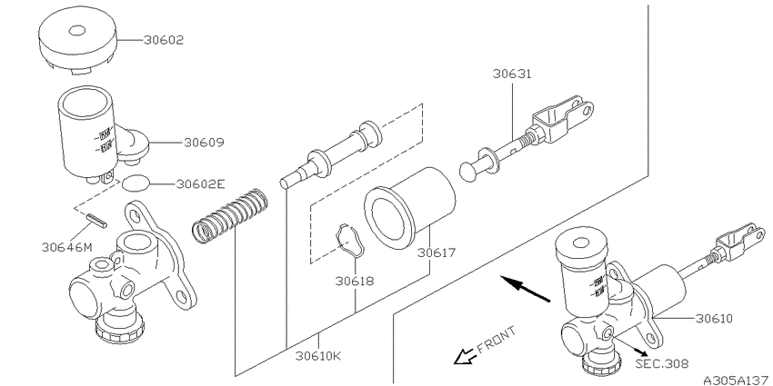 Clutch master cylinder