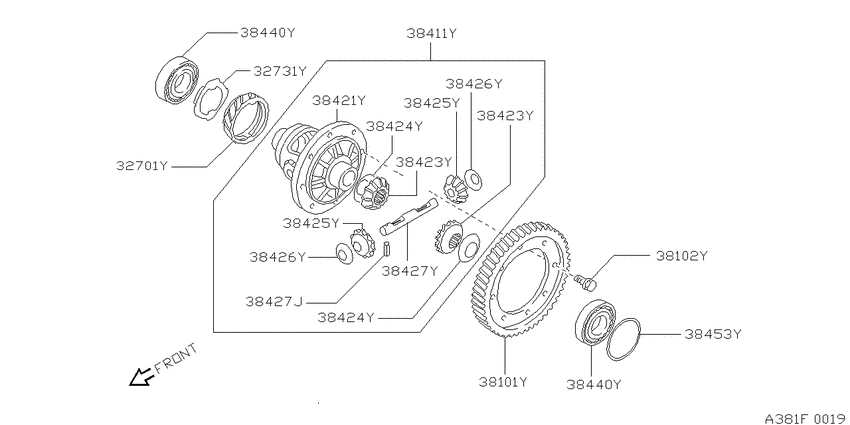 Front final drive