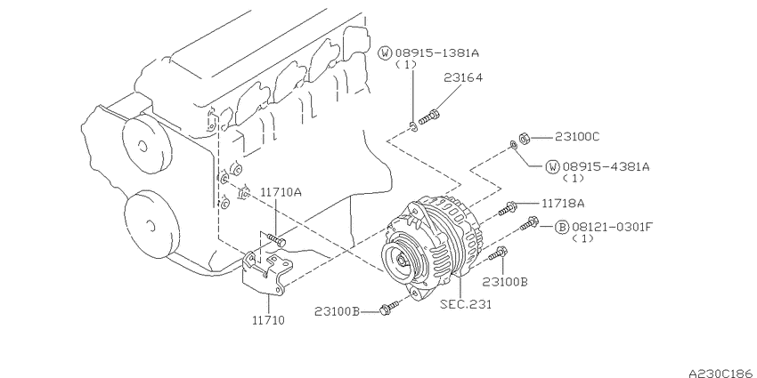 Alternator fitting