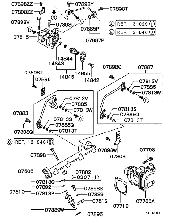 Injector & throttle body