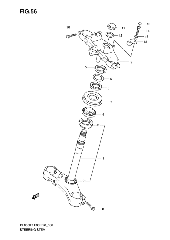Steering stem