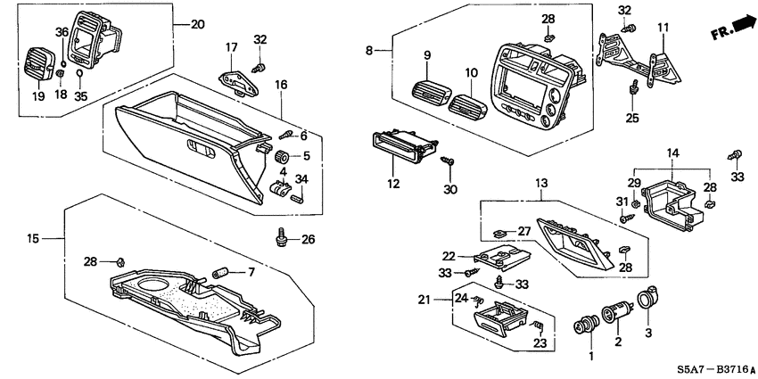 Instrument panel garnish