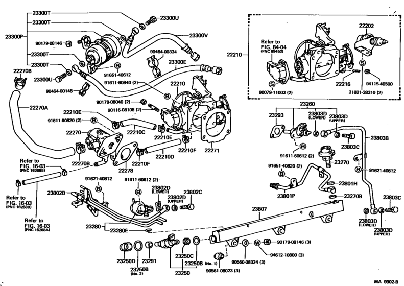 Fuel Injection System for 1987 - 1988 Toyota LAND CRUISER FJ62 | U.S.A ...