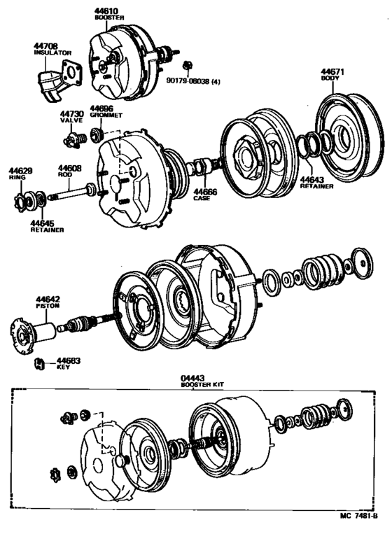 Brake Booster & Vacuum Tube