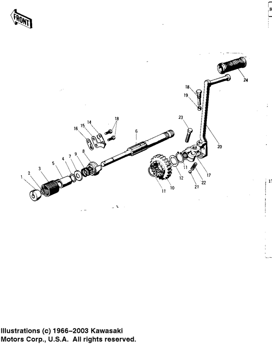 Kickstarter mechanism