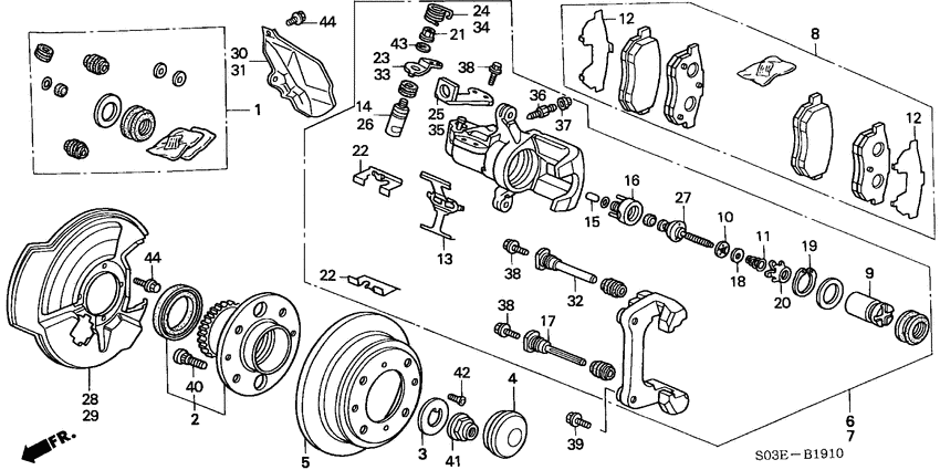 Rear brake