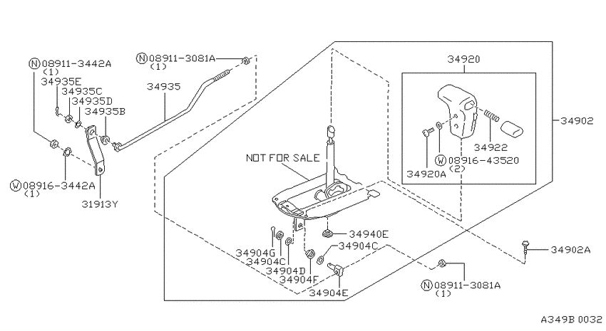 Auto transmission control device