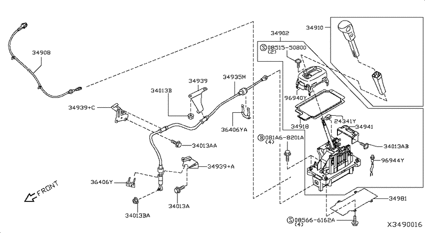 Auto transmission control device