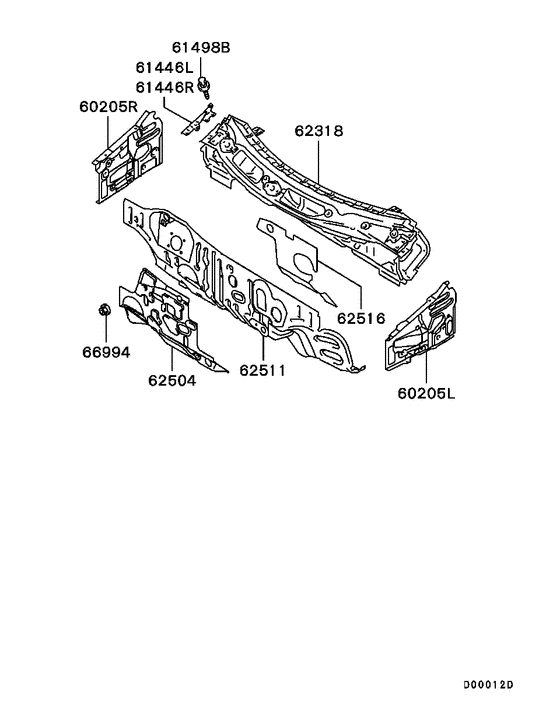 Front deck & insulator