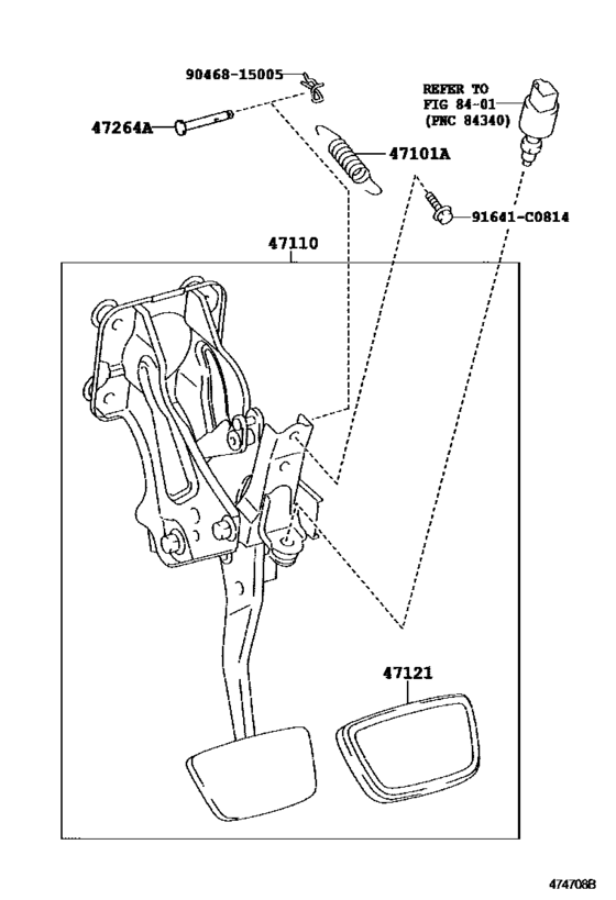 Brake Pedal & Bracket