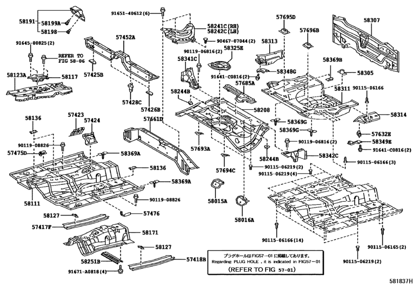 Floor Pan & Lower Back Panel