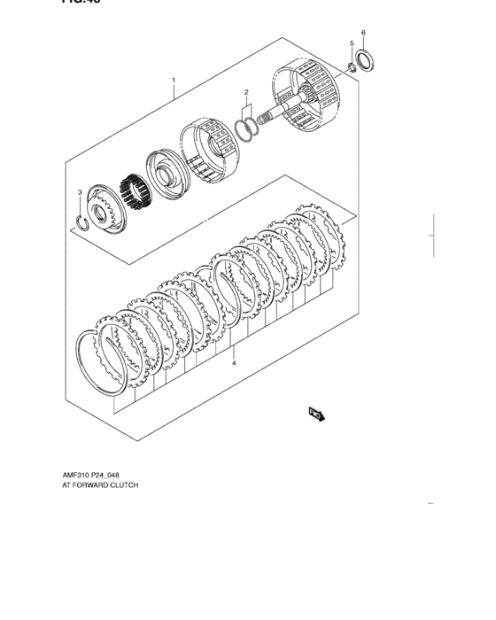At forward clutch