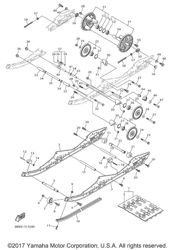 Track suspension 1