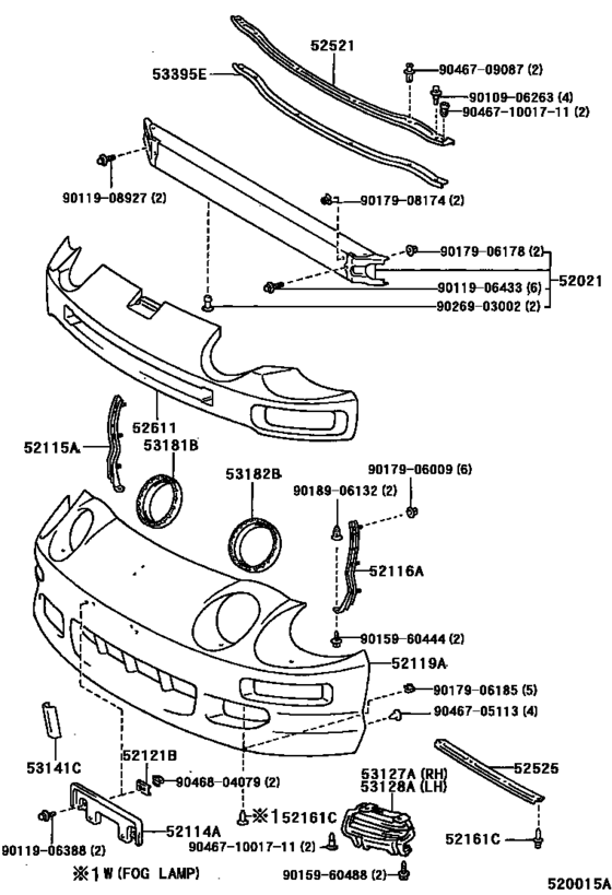 Front Bumper & Bumper Stay