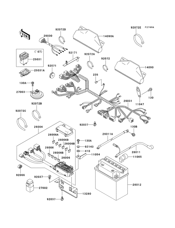 Chassis electrical equipment(j7f/j8f)