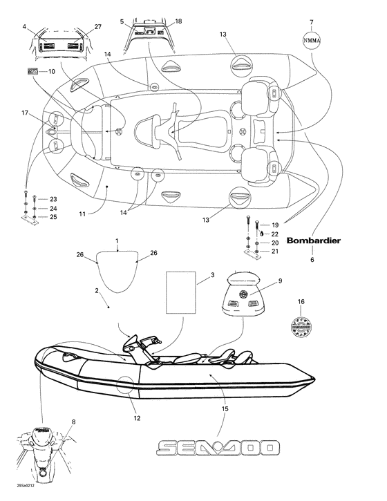 09- decals and flottation tube