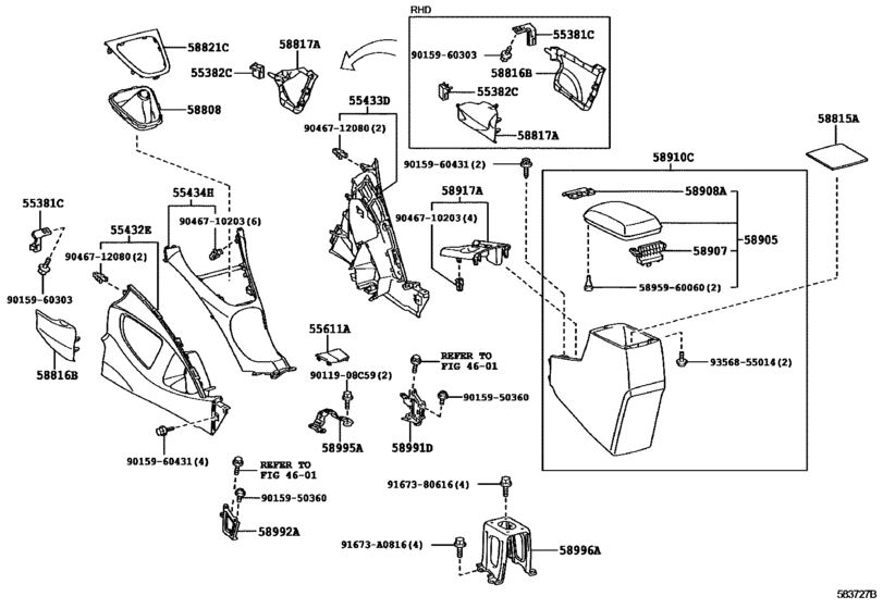 Console Box & Bracket