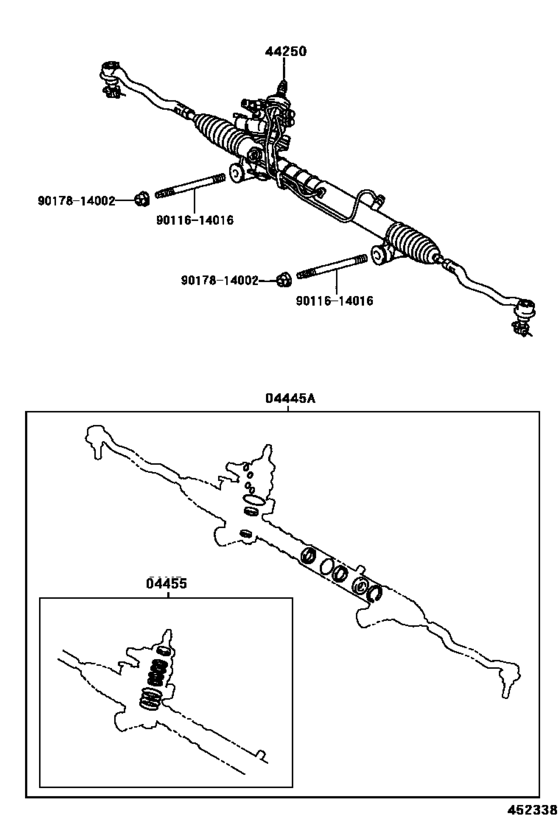 Front Steering Gear & Link