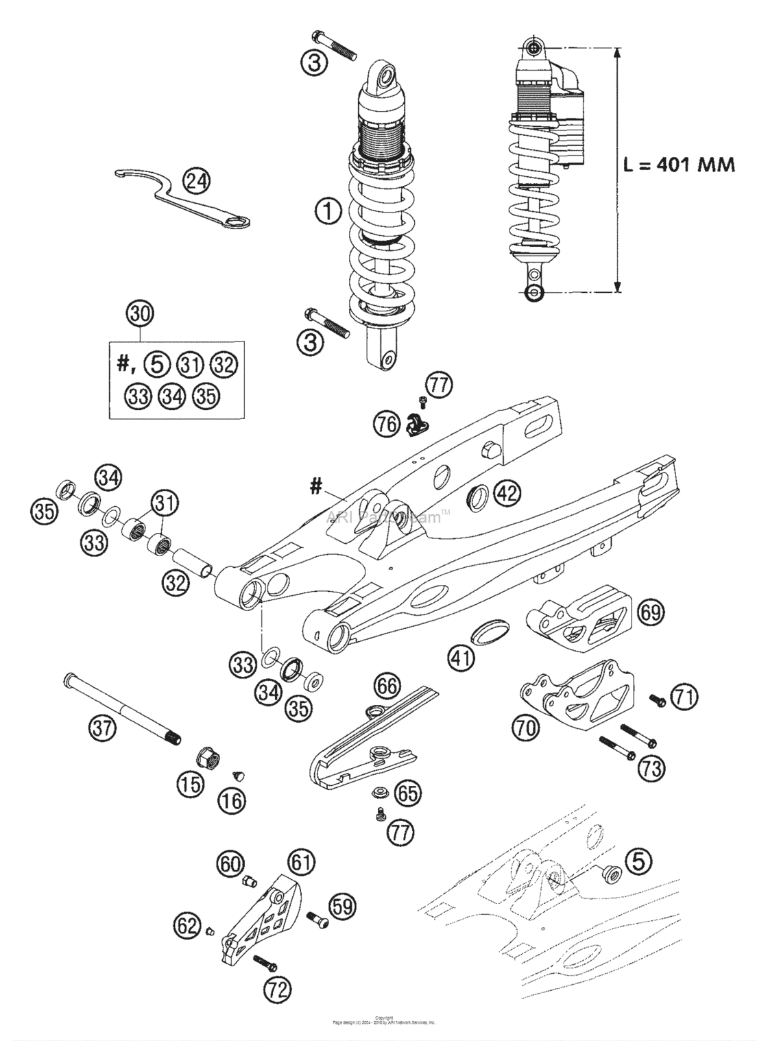 Swingarm, Shock Absorber